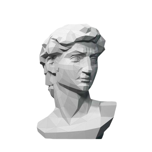 Конструктор 3D из картона Бюст Давида (9523)