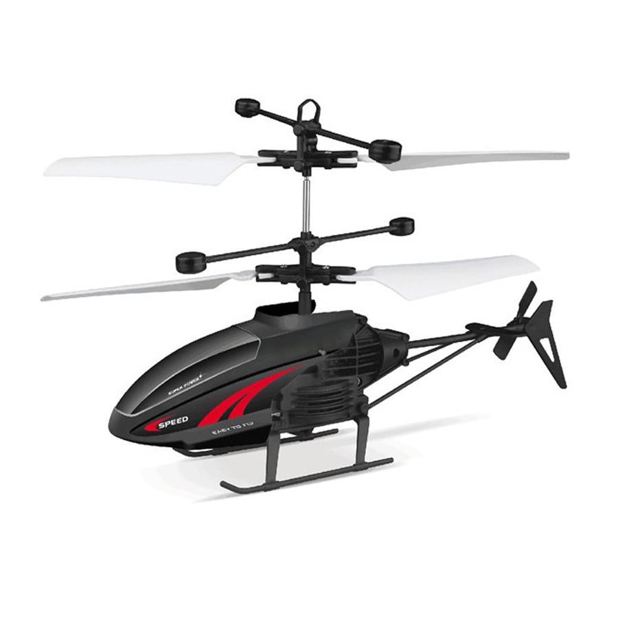 Вертолет детский летающий UFT Fly 13 с сенсорным управлением и светодиодной подсветкой Black (21546008)