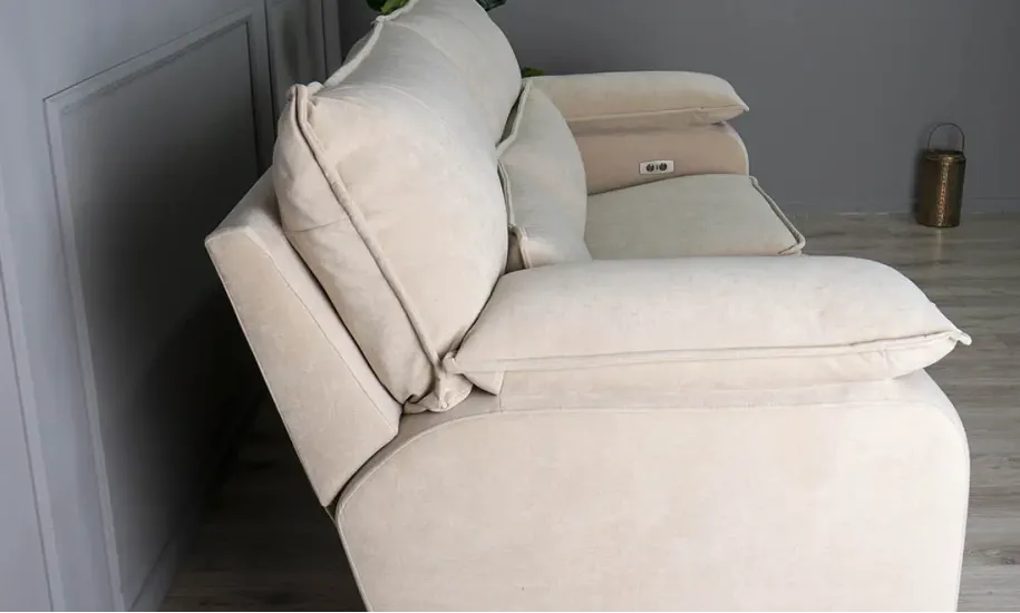 Диван Денвер без консоли Бежевый - фото 4