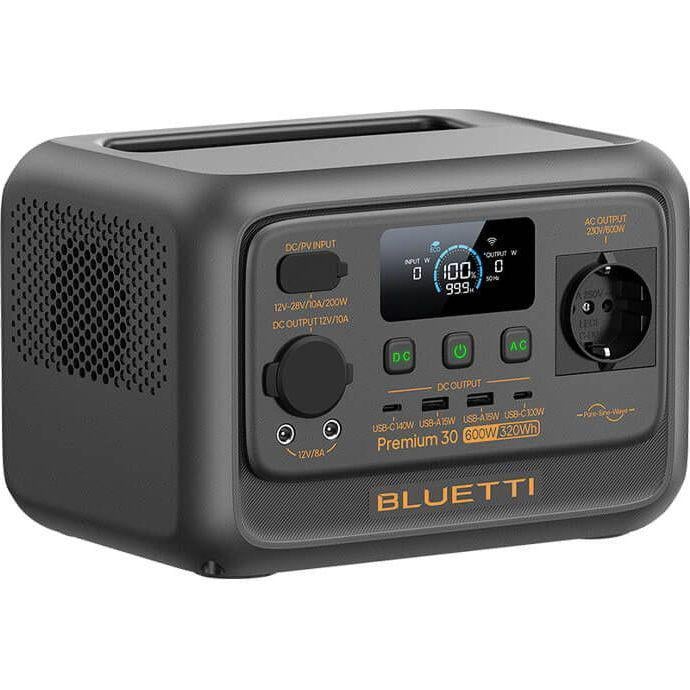 Зарядна станція Bluetti Premium 30 V2 600 Вт 320 Вт/год (37520260)