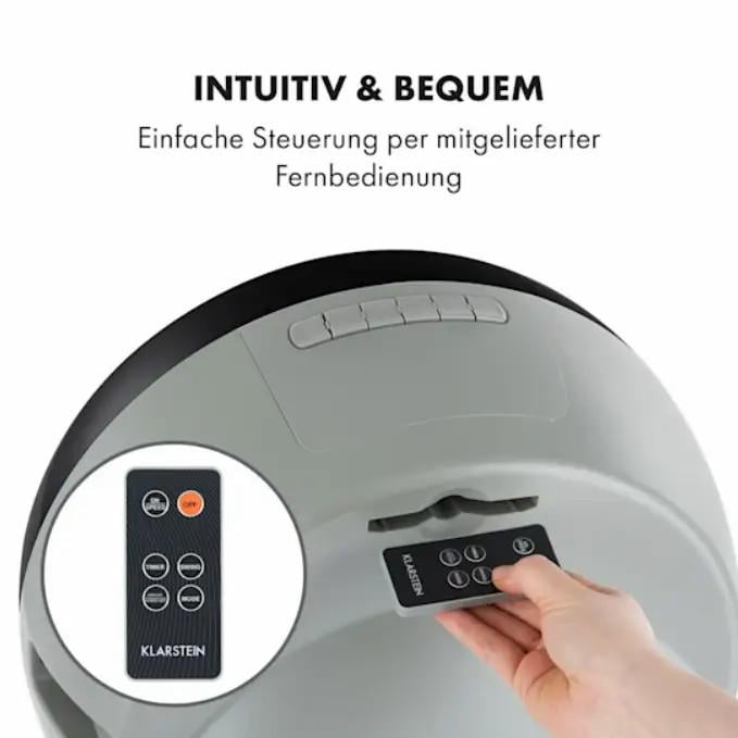 Вентилятор/охладитель/увлажнитель воздуха KLARSTEIN Whirlwind 1600 м³/час (10031487) - фото 6