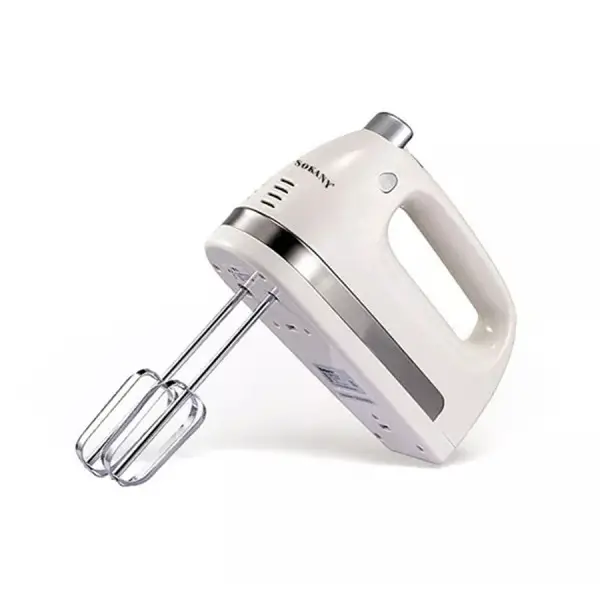 Миксер Sokany SK6631W с контейнером для насадок 300 Вт Белый (149-107-SK6631W)