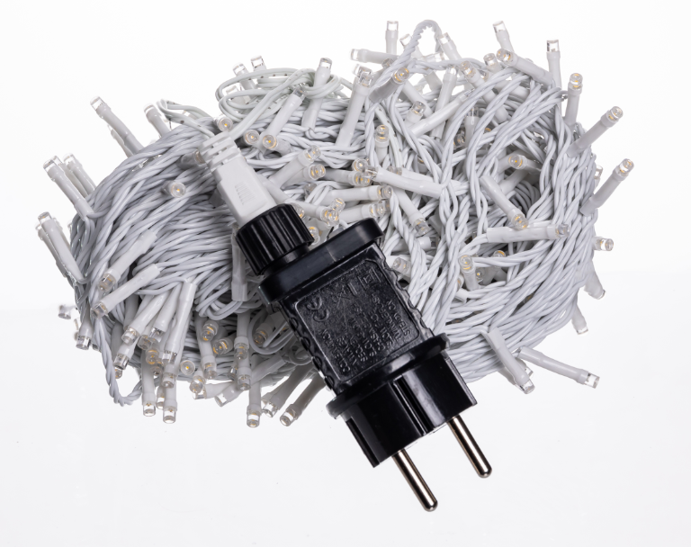 Гирлянда нить уличная 300 LED 30 м от сети белая нить Желтый - фото 4 Гирлянда нить уличная 300 LED 30 м от сети белая нить Желтый - фото 4