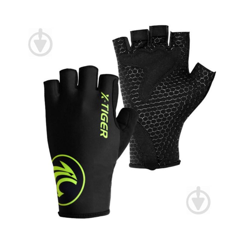 Перчатки велосипедные спортивные X-Tiger XM-DPST-17502 2XL Black Green