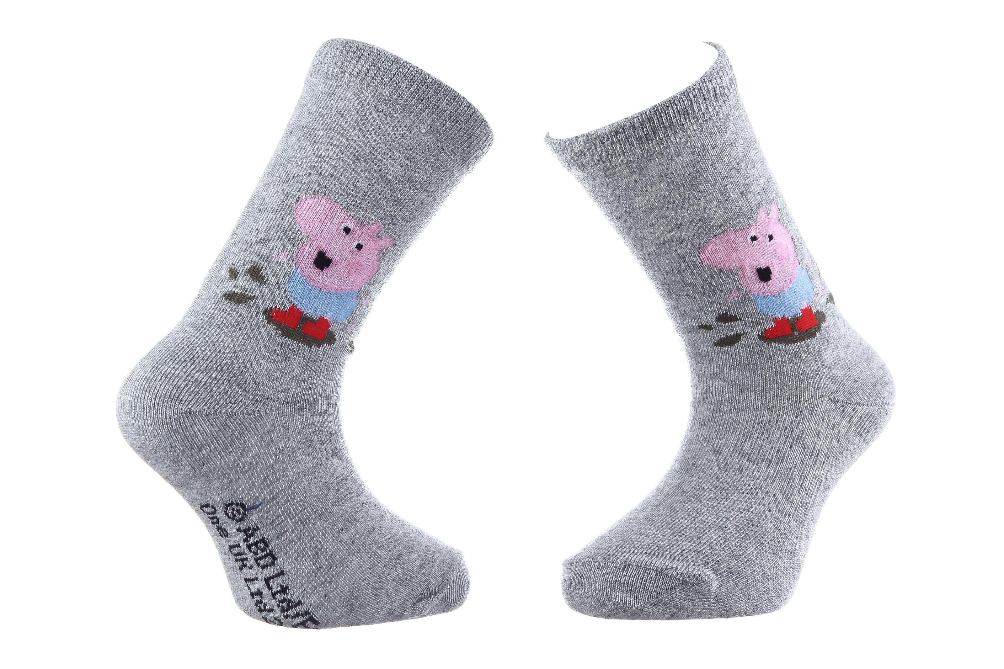 Носки Peppa Pig George And Water Puddle p. 23-26 Gray (43849551-6)