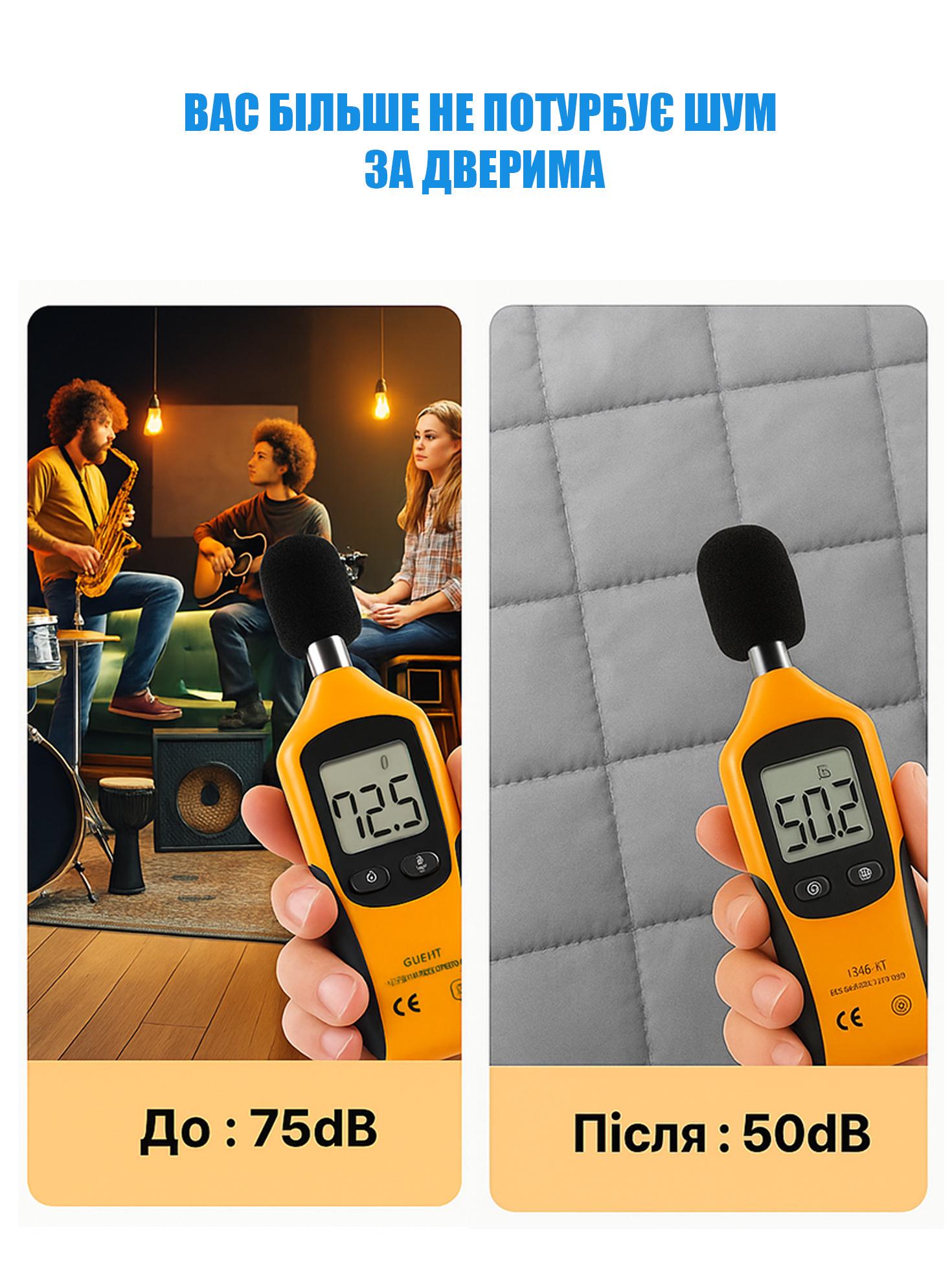 Штори теплоізоляційні на магнітах P 120x210 см Сірий - фото 5 Штори теплоізоляційні на магнітах P 120x210 см Сірий - фото 5