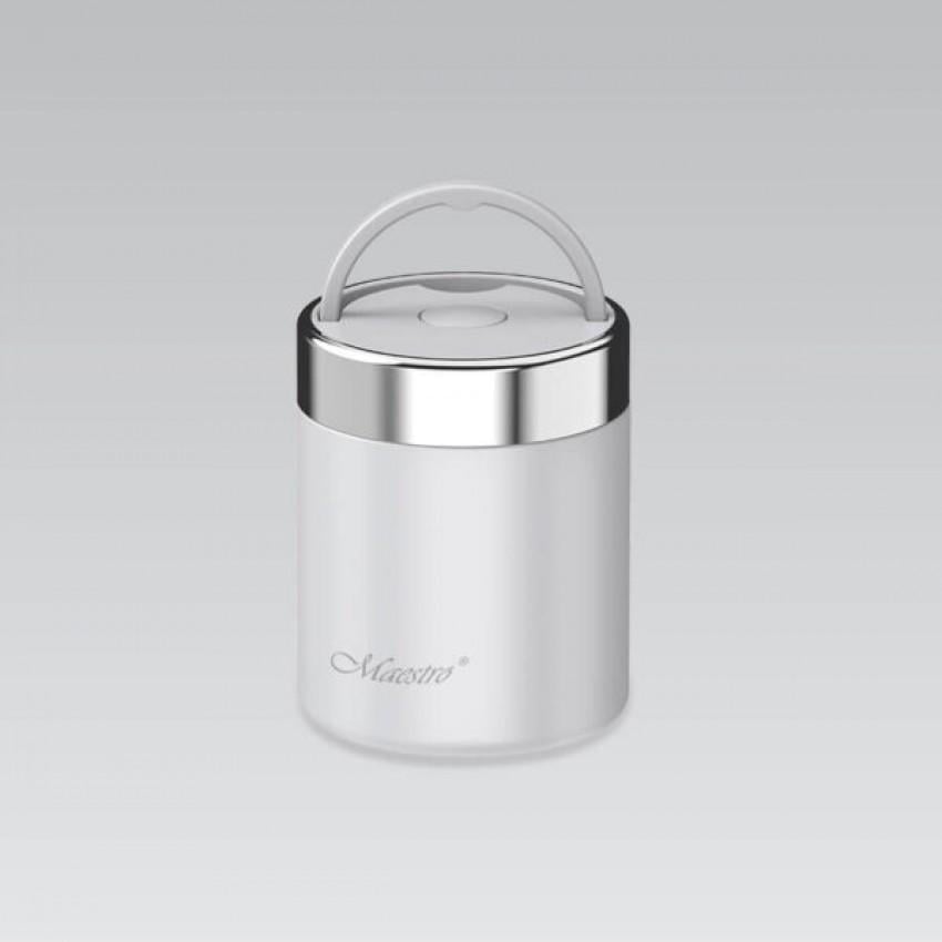 Термос харчовий Maestro MR-1649-50 із нержавіючої сталі 500 мл Білий (1789201298) - фото 4 Термос харчовий Maestro MR-1649-50 із нержавіючої сталі 500 мл Білий (1789201298) - фото 4