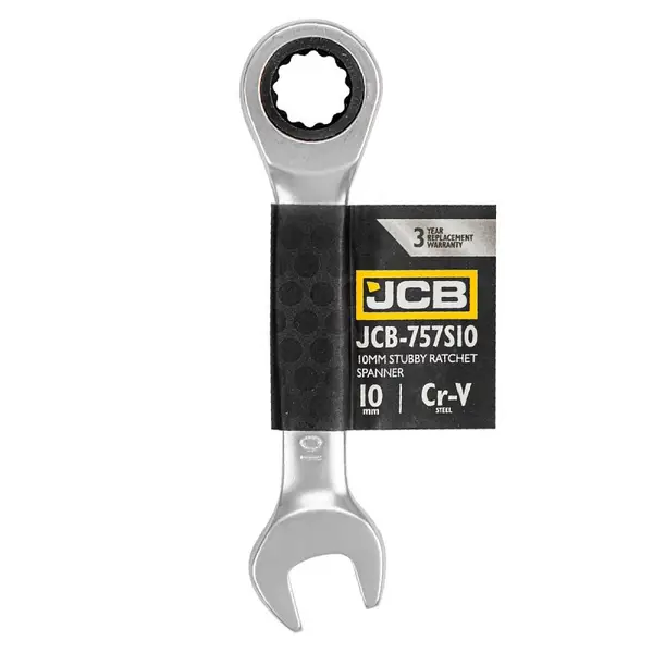 Ключ гайковий короткий з храповиком 10 мм (757S10) - фото 2 Ключ гайковий короткий з храповиком 10 мм (757S10) - фото 2