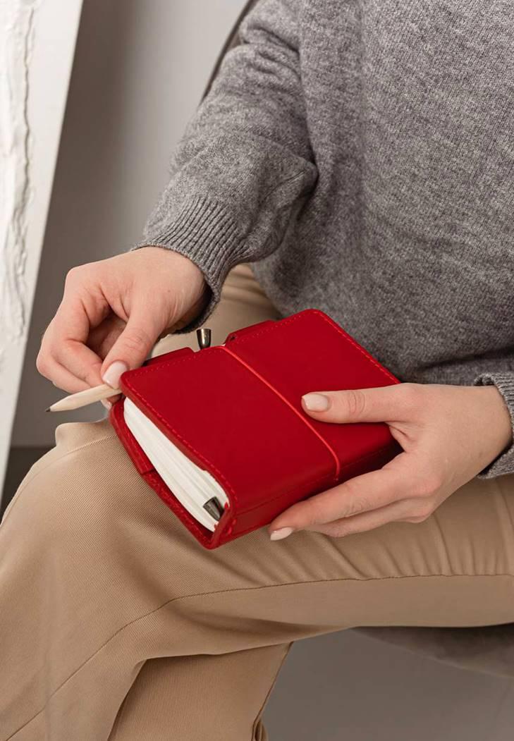 Блокнот жіночий шкіряний Софт-бук 3.0 Червоний (A-026871) - фото 6 Блокнот жіночий шкіряний Софт-бук 3.0 Червоний (A-026871) - фото 6