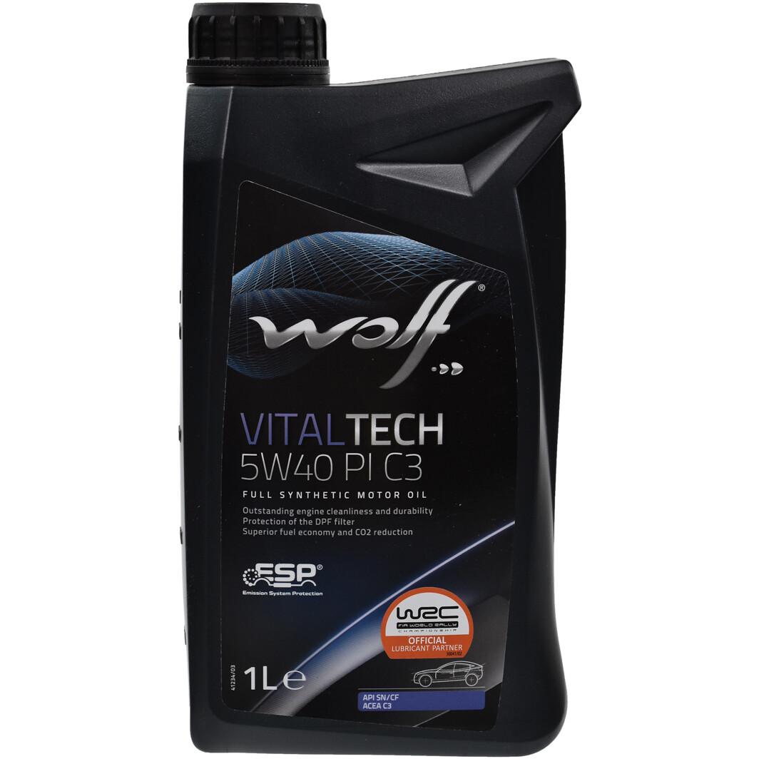 Моторное масло WOLF Vitaltech PI C3 5W-40 1 л (8302817) Моторное масло WOLF Vitaltech PI C3 5W-40 1 л (8302817)