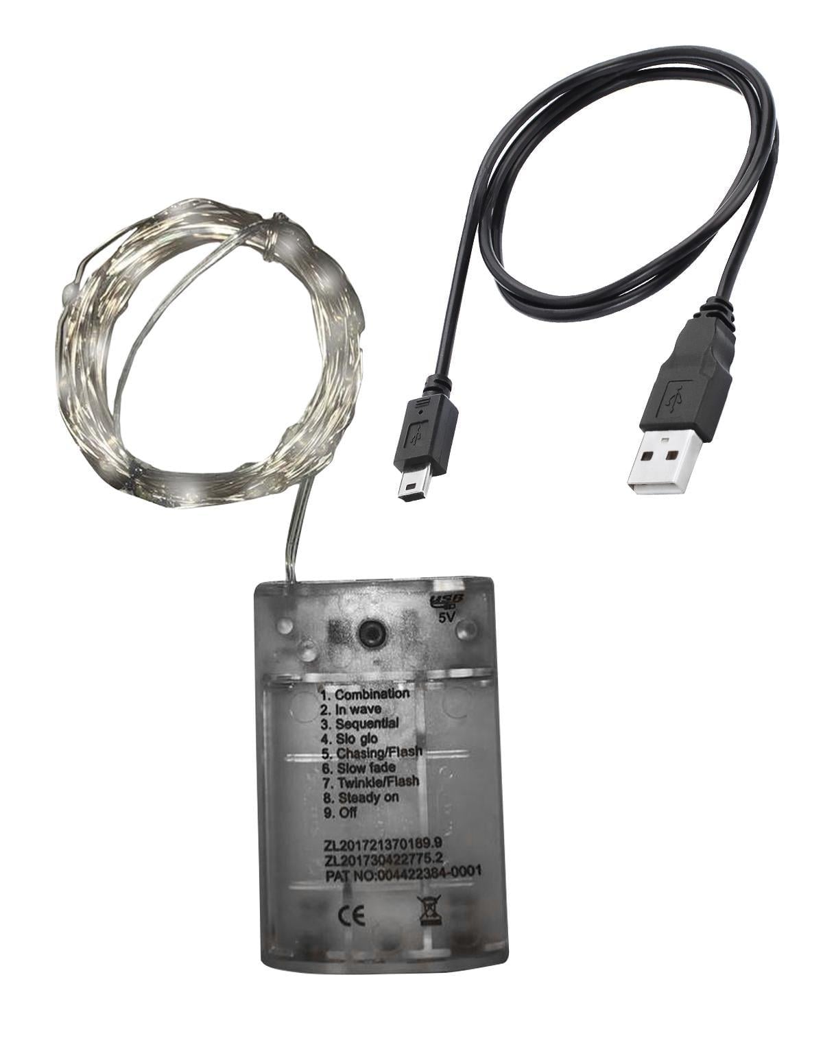 Гирлянда-нить светодиодная BRS Капля росы на батарейках и USB 10 м 100 LED с батарейками Холодный белый White (400553097) Гирлянда-нить светодиодная BRS Капля росы на батарейках и USB 10 м 100 LED с батарейками Холодный белый White (400553097)