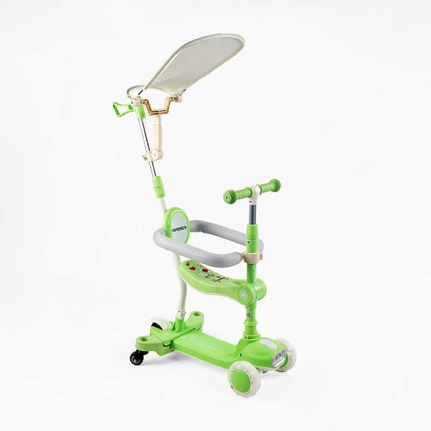 Самокат Skyper 5в1 BT-52309/8 украинская озвучка и подсветка платформы/защитный бампер/в коробке/колеса PU со светом 125х40 мм (25010763)