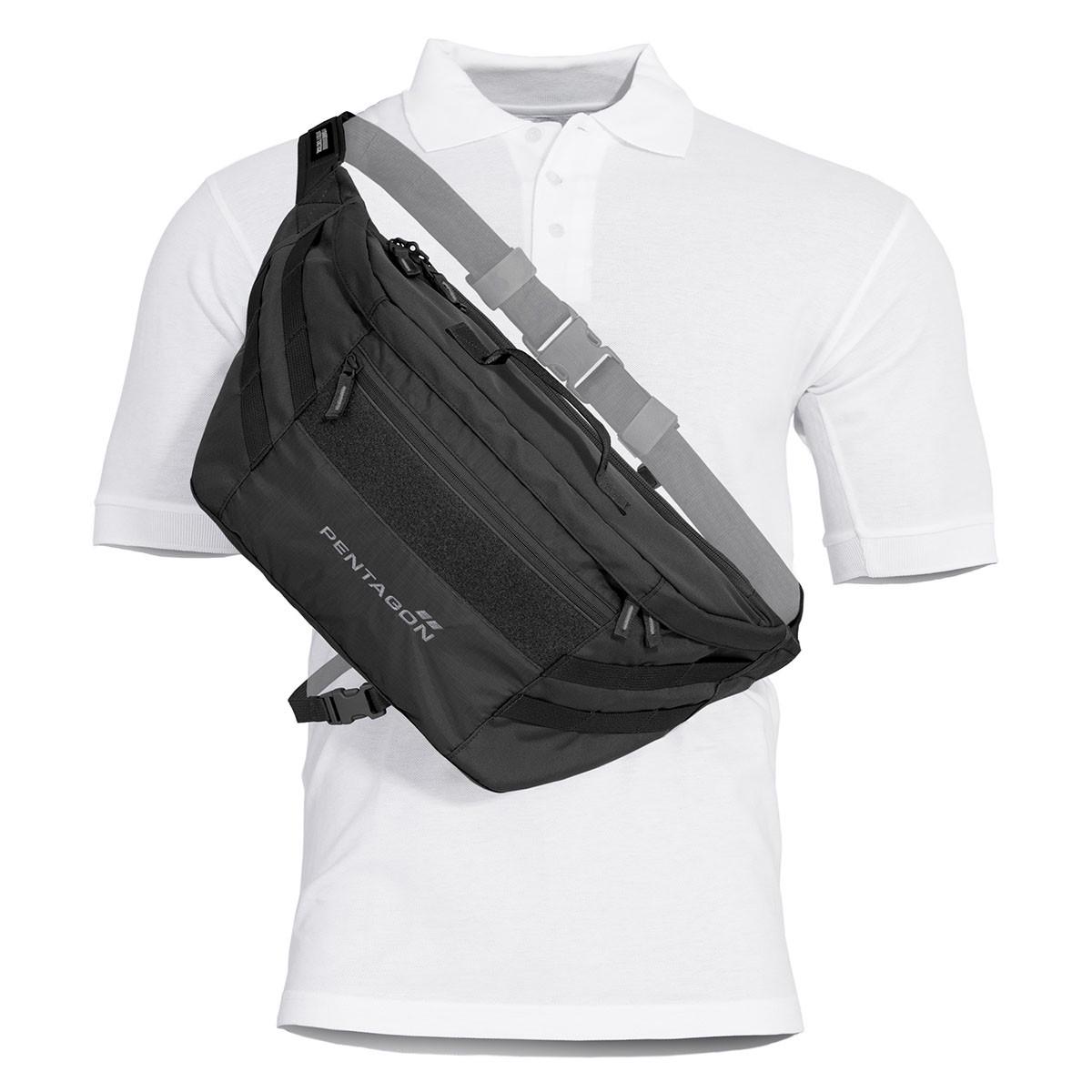 Сумка на пояс Pentagon Telamon Bag 8,5 л 410х200х85 мм Black (K16108-01)