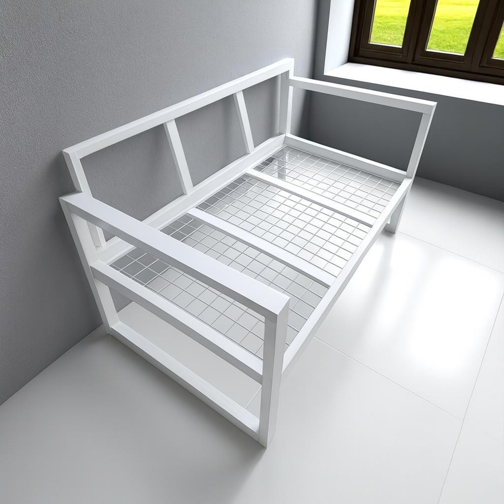 Диван металевий AVVS tech Бостон вуличний лофт з підлокітниками оксфорд 250 см Салатовий/Білий (30067099) - фото 5 Диван металевий AVVS tech Бостон вуличний лофт з підлокітниками оксфорд 250 см Салатовий/Білий (30067099) - фото 5