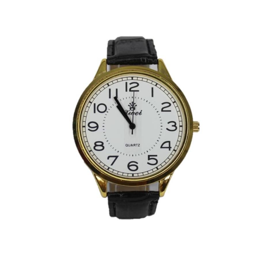 Часы мужские Xwei на ремне d-42 Gold White Black (3615)