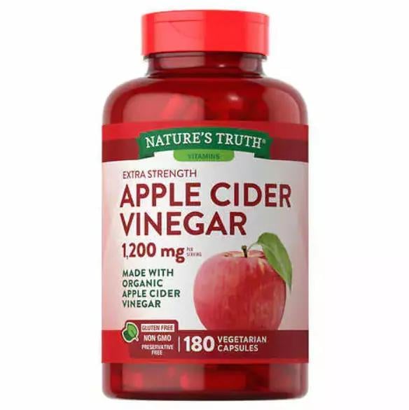 Витамины Nature's Truth Apple Cider Vinegar 180 мягких капсул 1200 мг (2452968515)