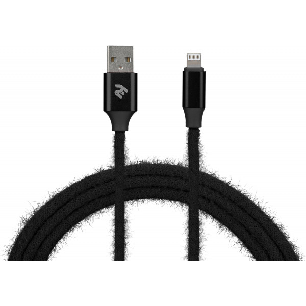 Кабель 2e USB 2.0 to Lightning 1 м Black (2E-CCLAC-BLACK) - фото 4