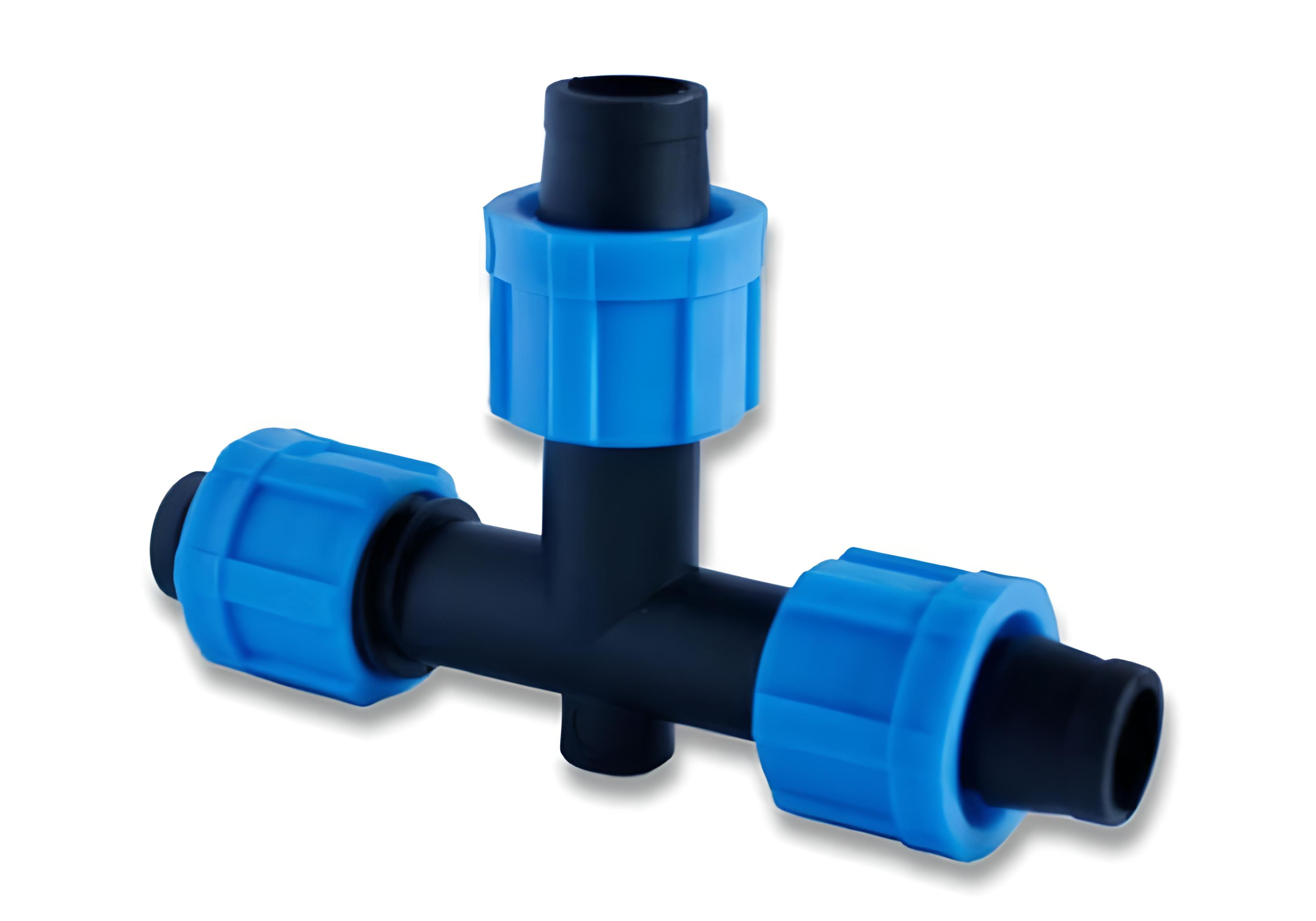 Трійник зажимний для крапельної стрічки SantehPlast (011202)