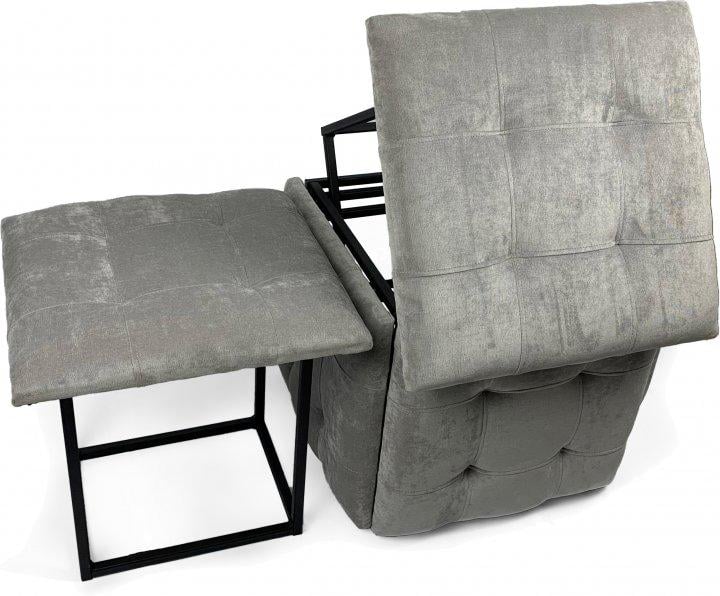 Пуф трансформер Luxury KADIS 5в1 Светло серый (9356729) - фото 5 Пуф трансформер Luxury KADIS 5в1 Светло серый (9356729) - фото 5