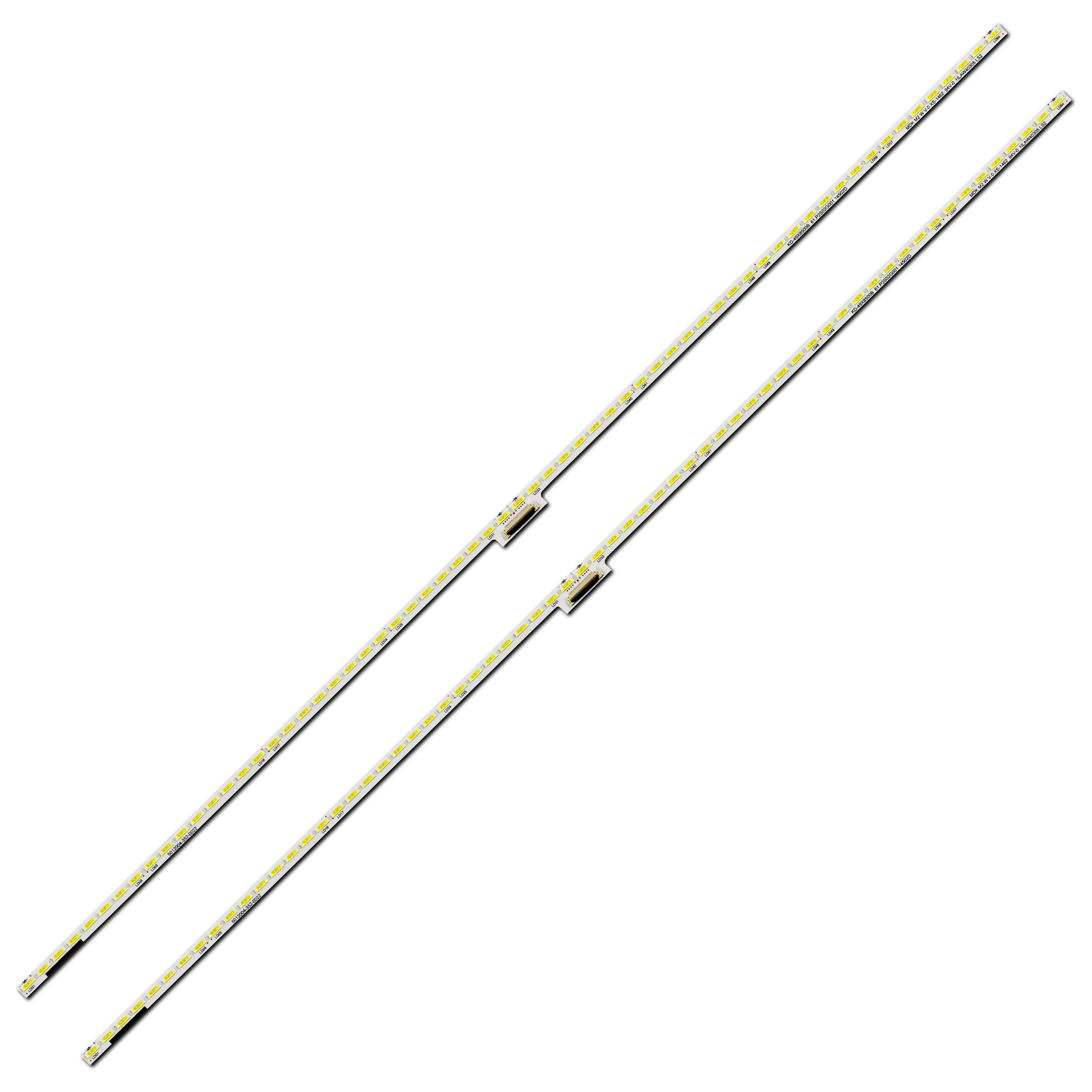 Комплект LED подсветки для TV NLAW40305 LS2 LS1 64LED 5012004-352-0022 4090102-112-0204 61.P2S02G001 14502D 49" 2 шт. (ART-14888)