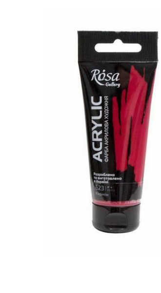 Фарба акрилова ROSA Gallery 60 мл Кармінова (1113)