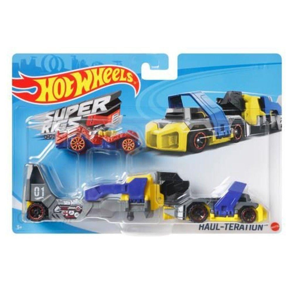Машина дальнобойщика Hot Wheels Haul Teratton (BDW51-GRV03)