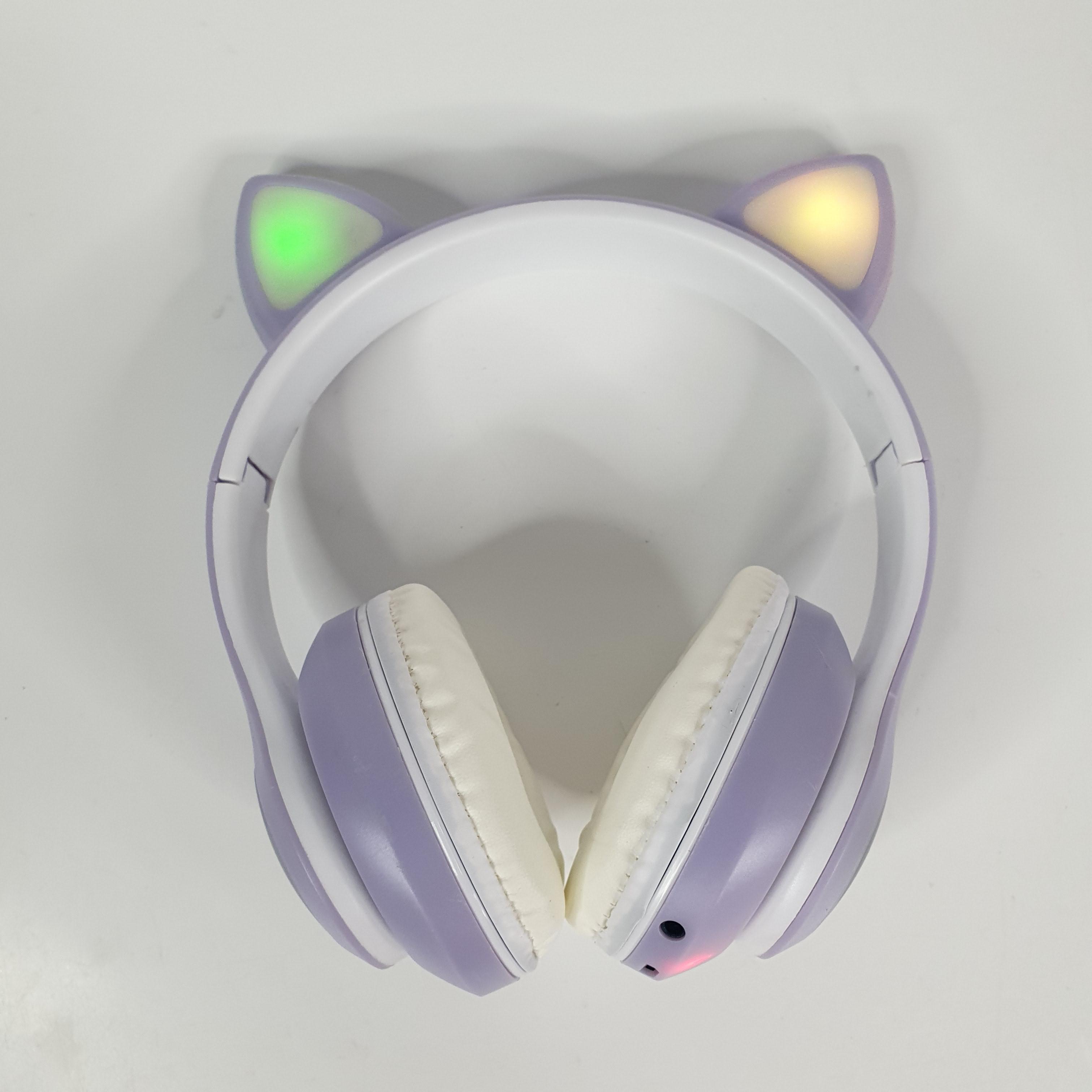 Наушники CAT с кошачьими ушками STN-28 Bluetooth Сиреневый (10618149)