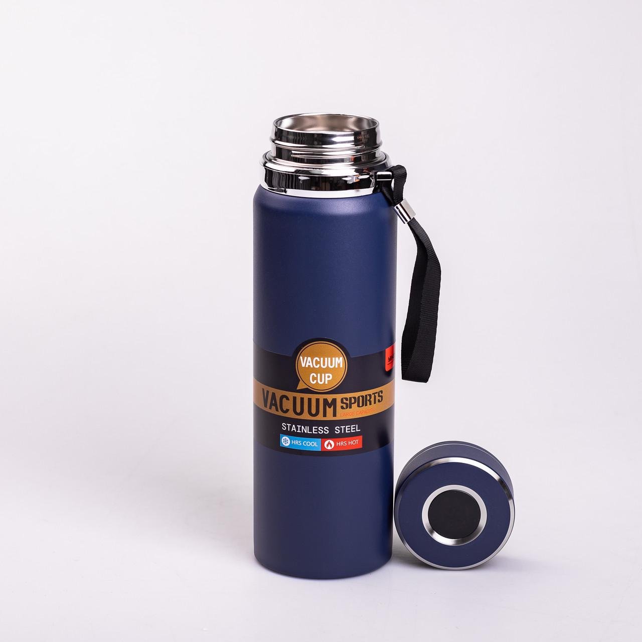 Термос Vacuum Sports із датчиком температури 1 л Синій - фото 5 Термос Vacuum Sports із датчиком температури 1 л Синій - фото 5