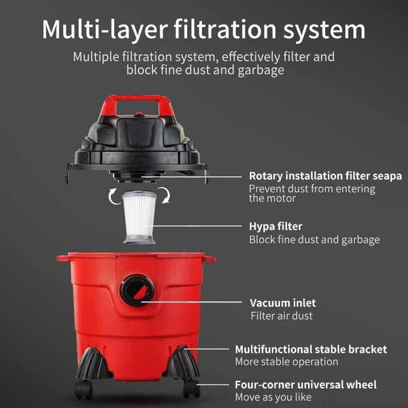 Професійний будівельний пилосос Gold Diamond 3200 Вт - фото 4 Професійний будівельний пилосос Gold Diamond 3200 Вт - фото 4