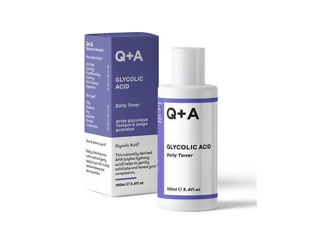 Тонер для лица Q+A Glycolic Acid с гликолевой кислотой 100 мл