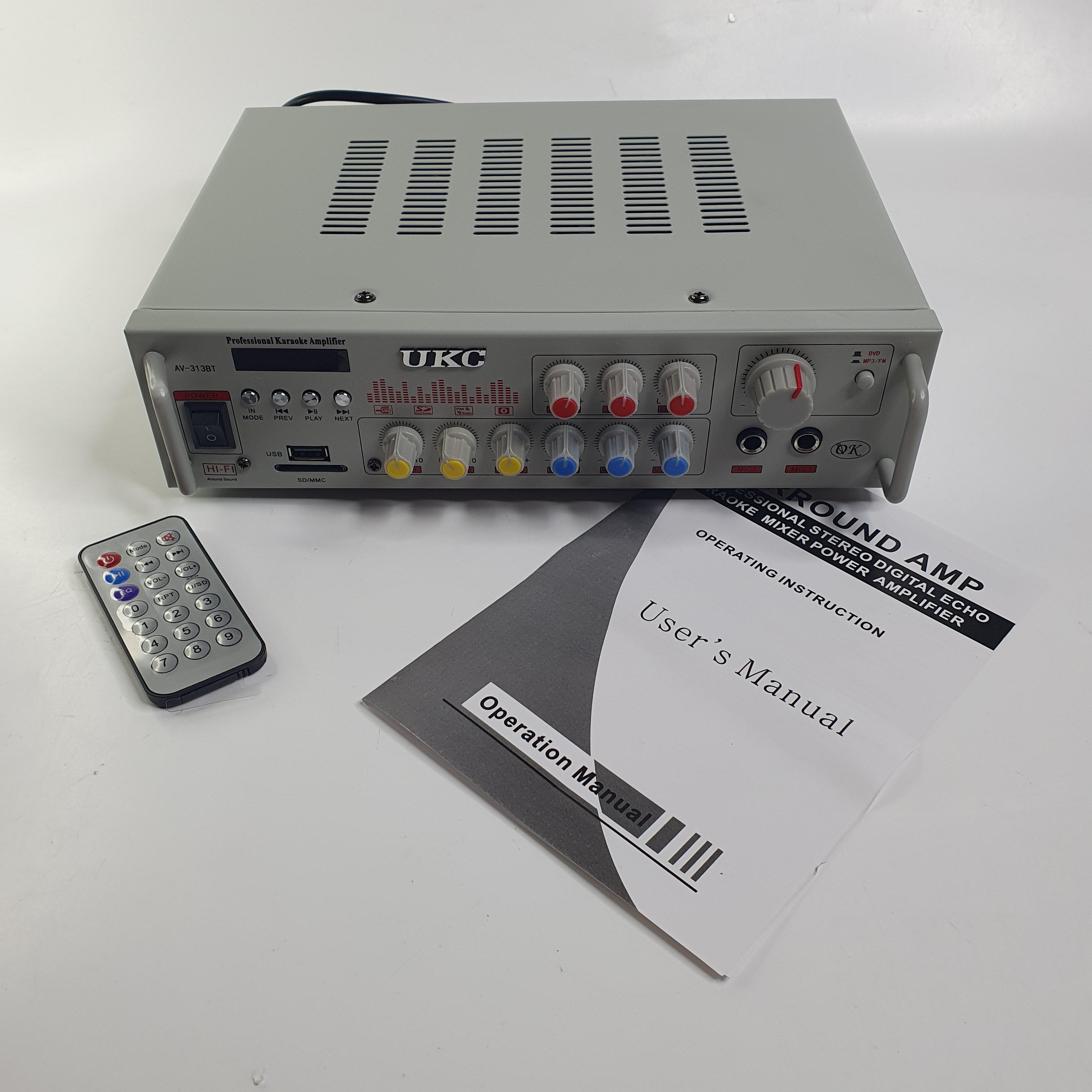 Стереопідсилювач з Bluetooth двоканальний портативний (AMPE-313) - фото 8 Стереопідсилювач з Bluetooth двоканальний портативний (AMPE-313) - фото 8