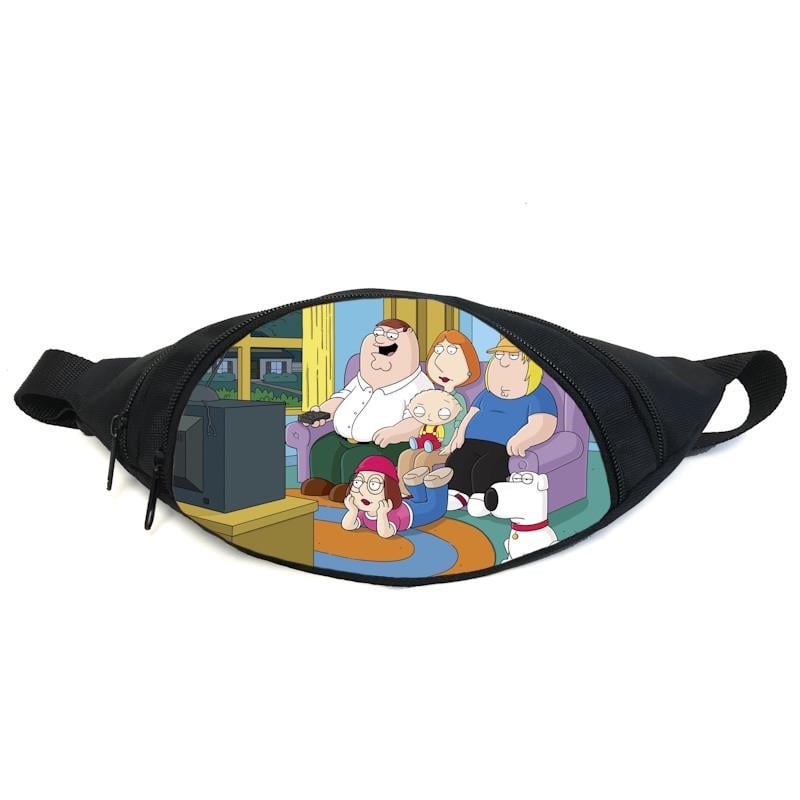Поясна сумка-бананка Грифіни GB-Family Guy 01 Чорний (2199353968)