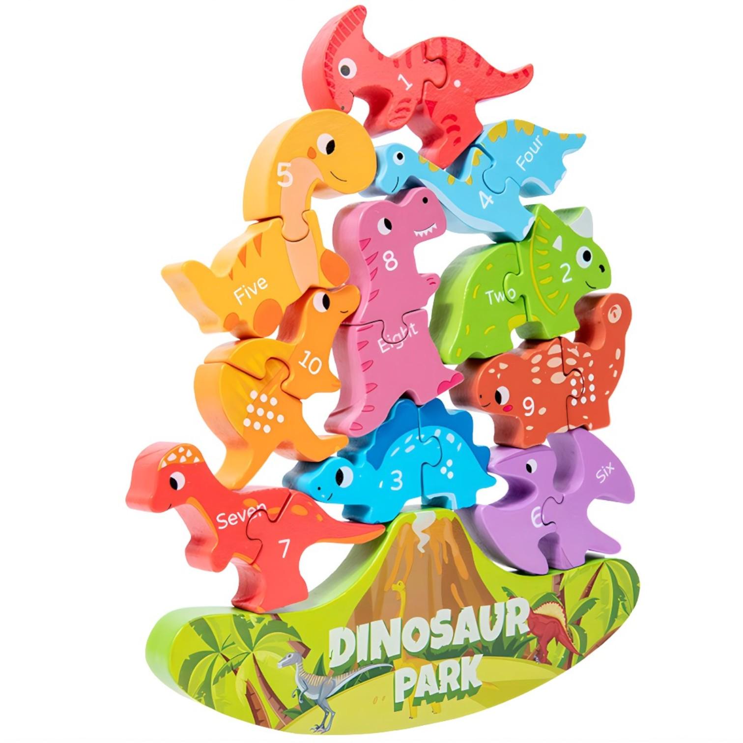 Дерев'яна головоломка Динозаври (id_3726)