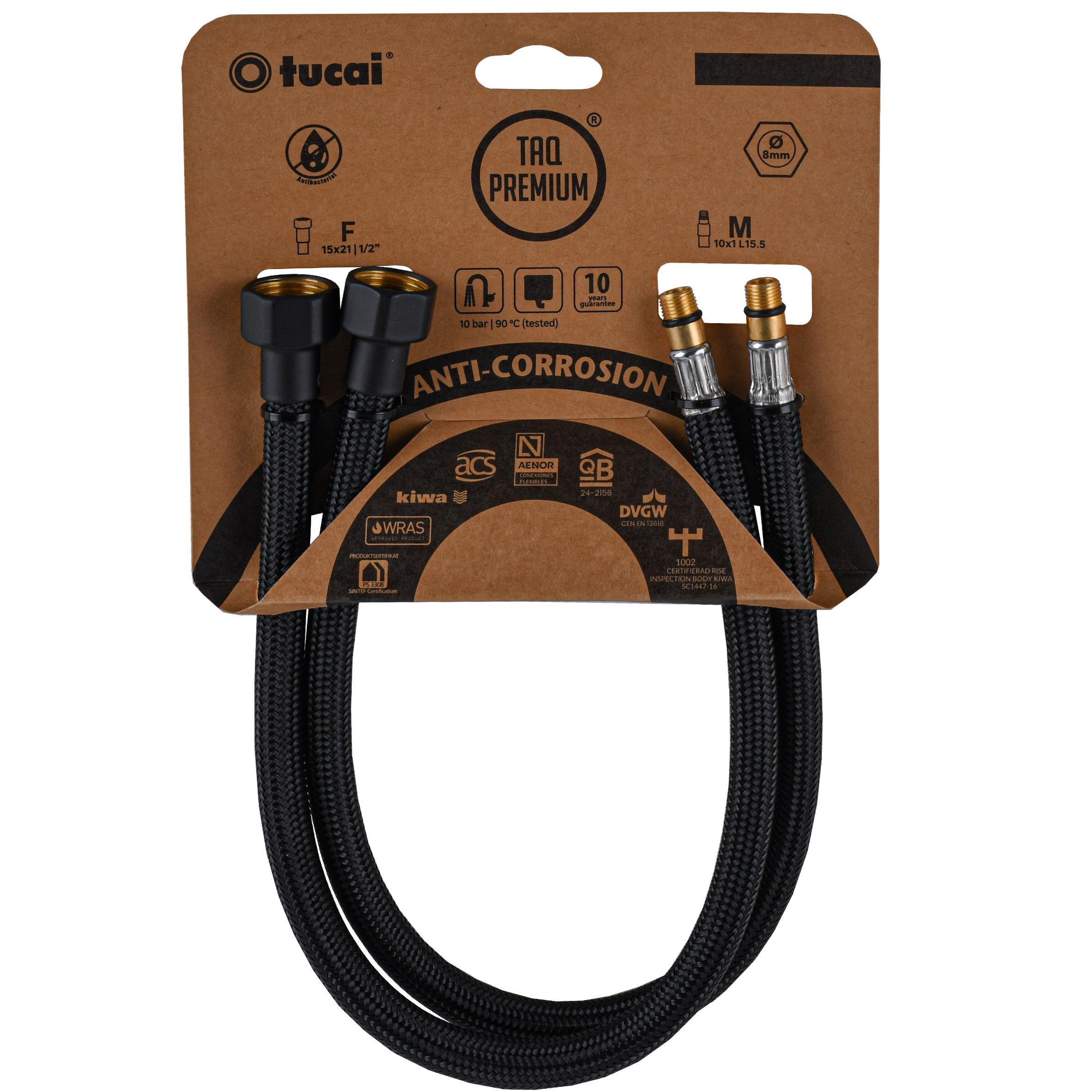 Шланг для підключення змішувача TUCAI 000029283 60 см M10x1/2" ЗВ (234604)