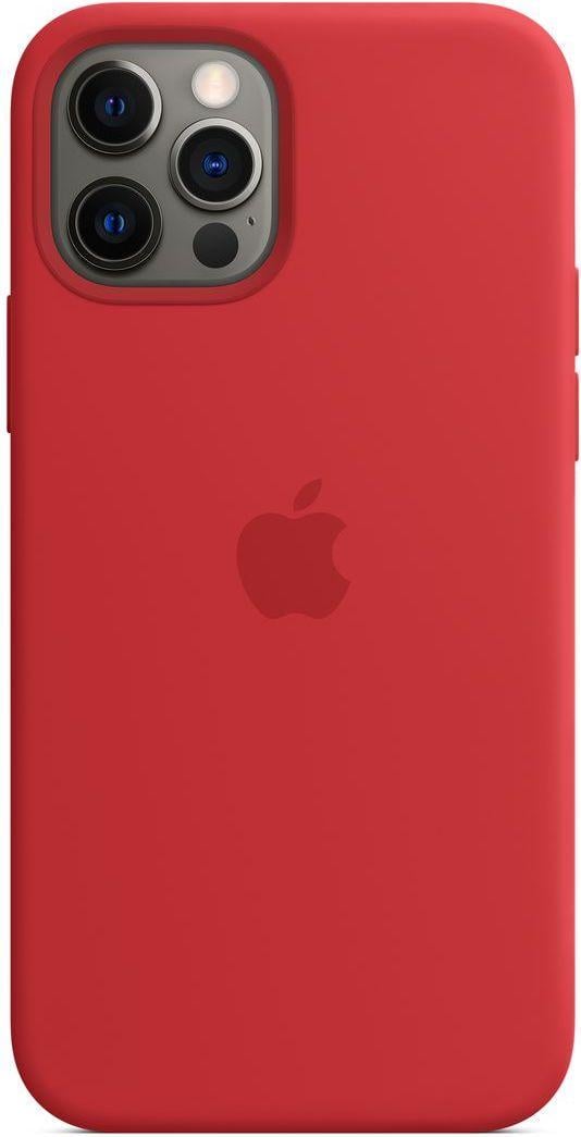 Силиконовый чехол-накладка Apple Silicone Case for iPhone 12 Pro Max, Product Red (HC)(A)