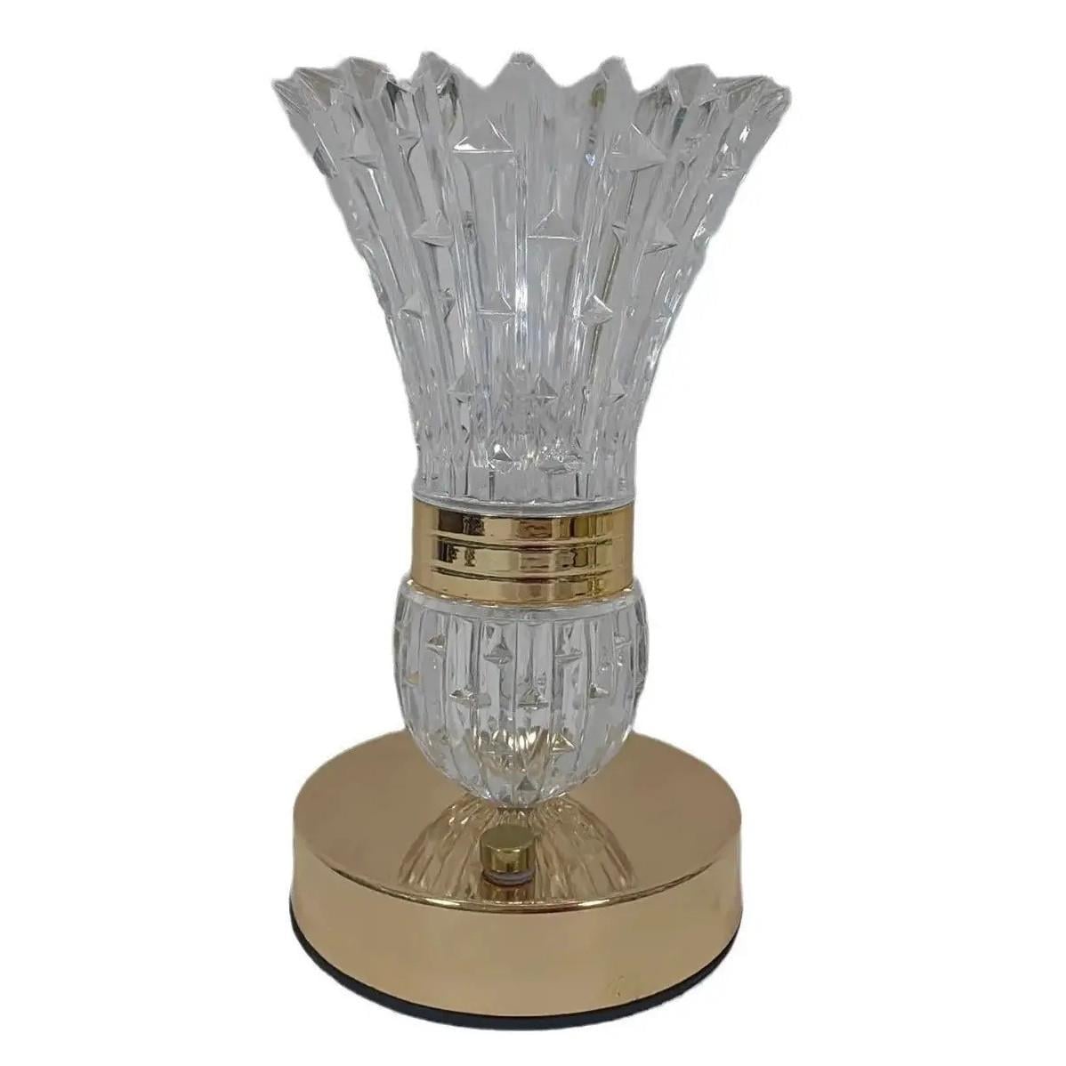 Ночник аккумуляторный RIAS Ваза LED Gold (3_07093)