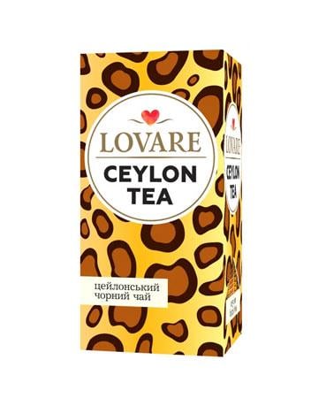 Чай пакетований цейлонський Lovare Golden Ceylon чорний 24 шт. (4827)