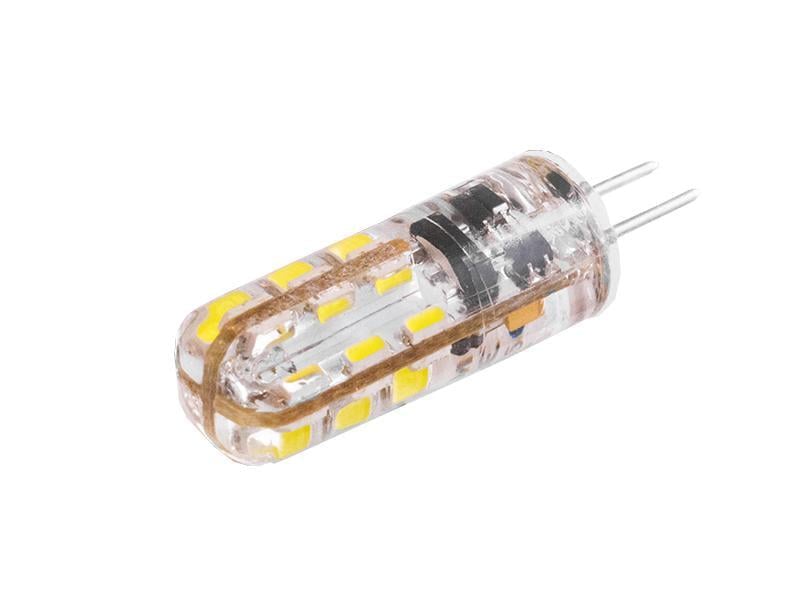 Світлодіодна лампа Lemanso LM3030 силікон G4 24LED 1,5W AC/DC 12V 150 Lm 6500K (22811126)