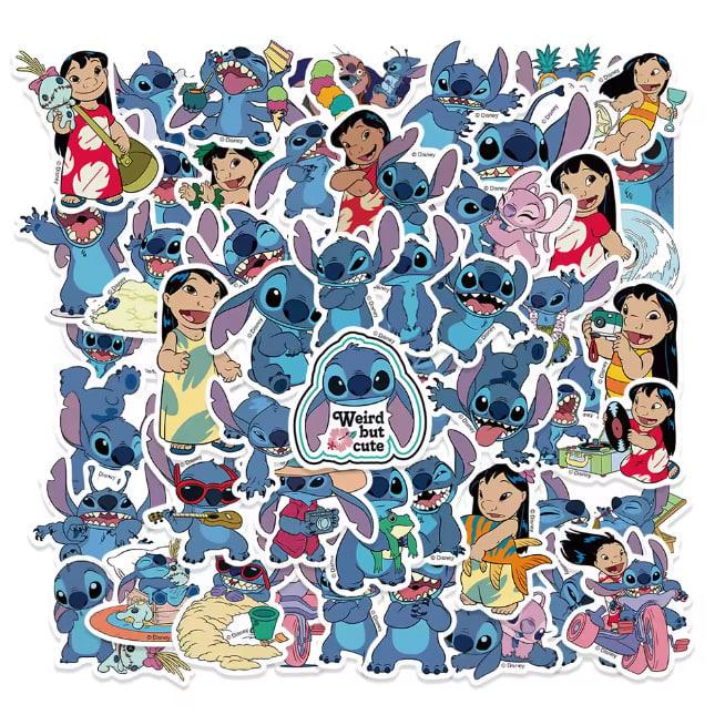 Набор виниловых наклеек Лило и Стич 51 шт. (Stich51)