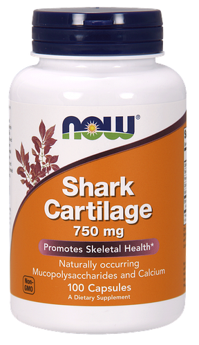 Витамины Now Foods Shark Cartilage 750 мг 100 капсул (1120)