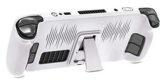 Защитный чехол с крышкой пластиковый для Steam Deck White (ACS-PPZCWKFSDwh)