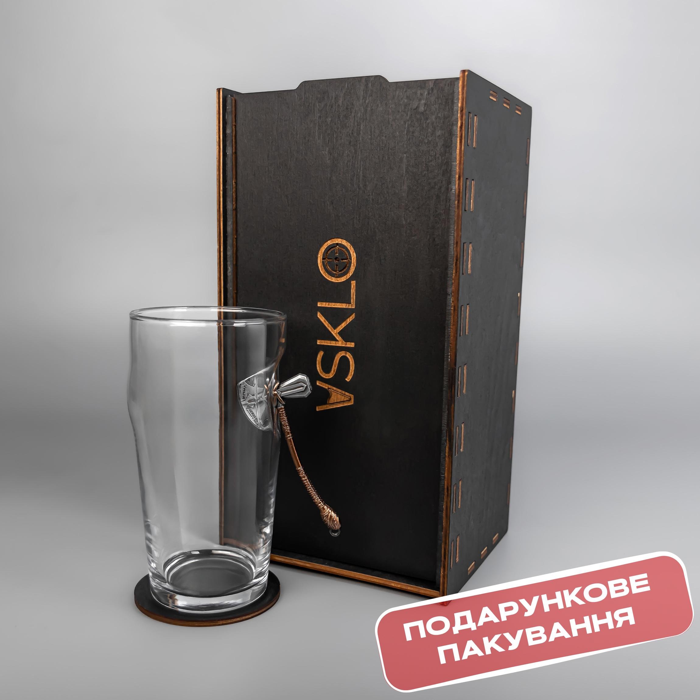 Бокал для пива с топором VSKLO 500 мл (19483868) - фото 4 Бокал для пива с топором VSKLO 500 мл (19483868) - фото 4