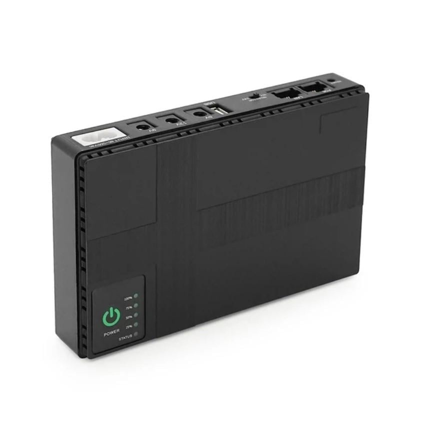 Источник бесперебойного питания DC UPS для роутера ONU и 5V/9V/12V UPS камер с USB и кабелями (ONU5912) Источник бесперебойного питания DC UPS для роутера ONU и 5V/9V/12V UPS камер с USB и кабелями (ONU5912)