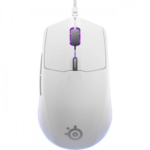 Компьютерная мышка проводная SteelSeries Rival 3 Gen 2 RGB 8500dpi с подсветкой White (62516)
