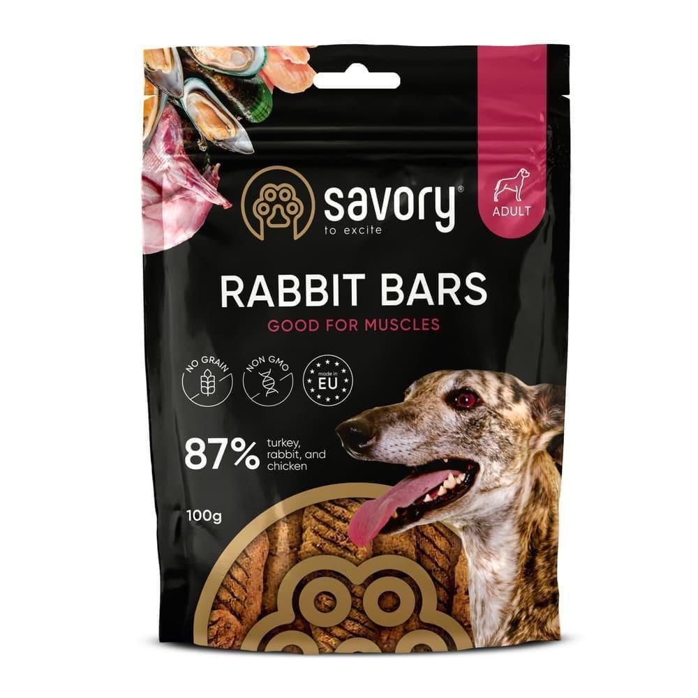 Лакомство для собак Savory Bars With Rabbit джерки батончики с кроликом 100 г (2626163135)