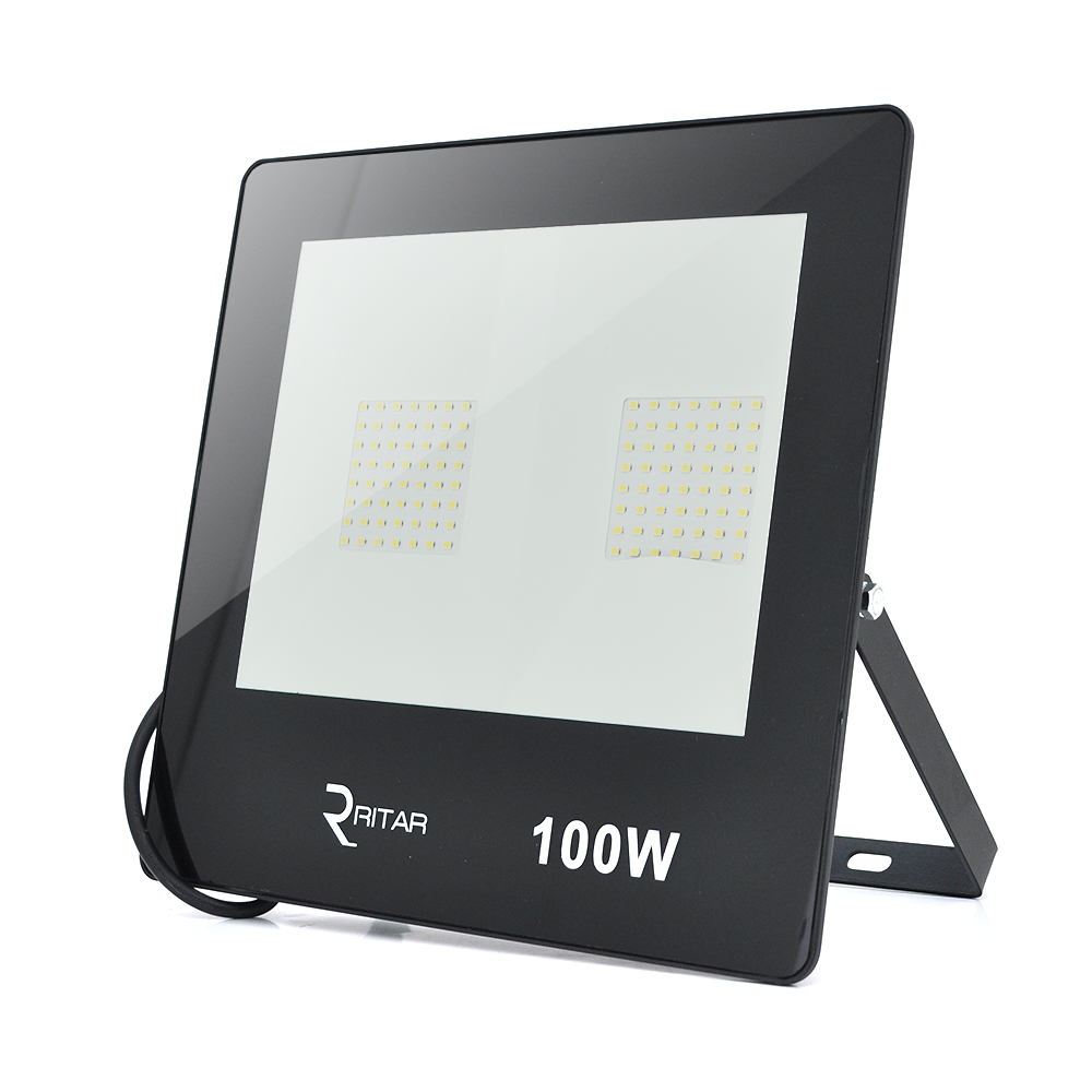Прожектор Ritar SLIM LED RT-FLOOD100A 100W SMD2835 8000 Лм Черный (2943)