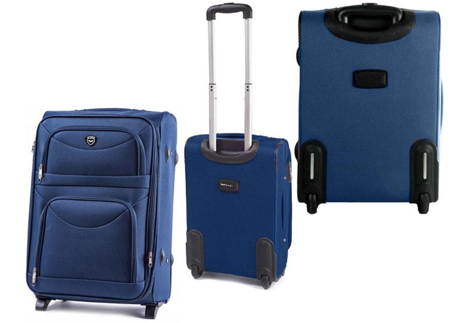 Валіза текстильна Wings 6802 S на 2 колесах Блакитний (CETKNWI6802SM2GOL) - фото 4 Валіза текстильна Wings 6802 S на 2 колесах Блакитний (CETKNWI6802SM2GOL) - фото 4