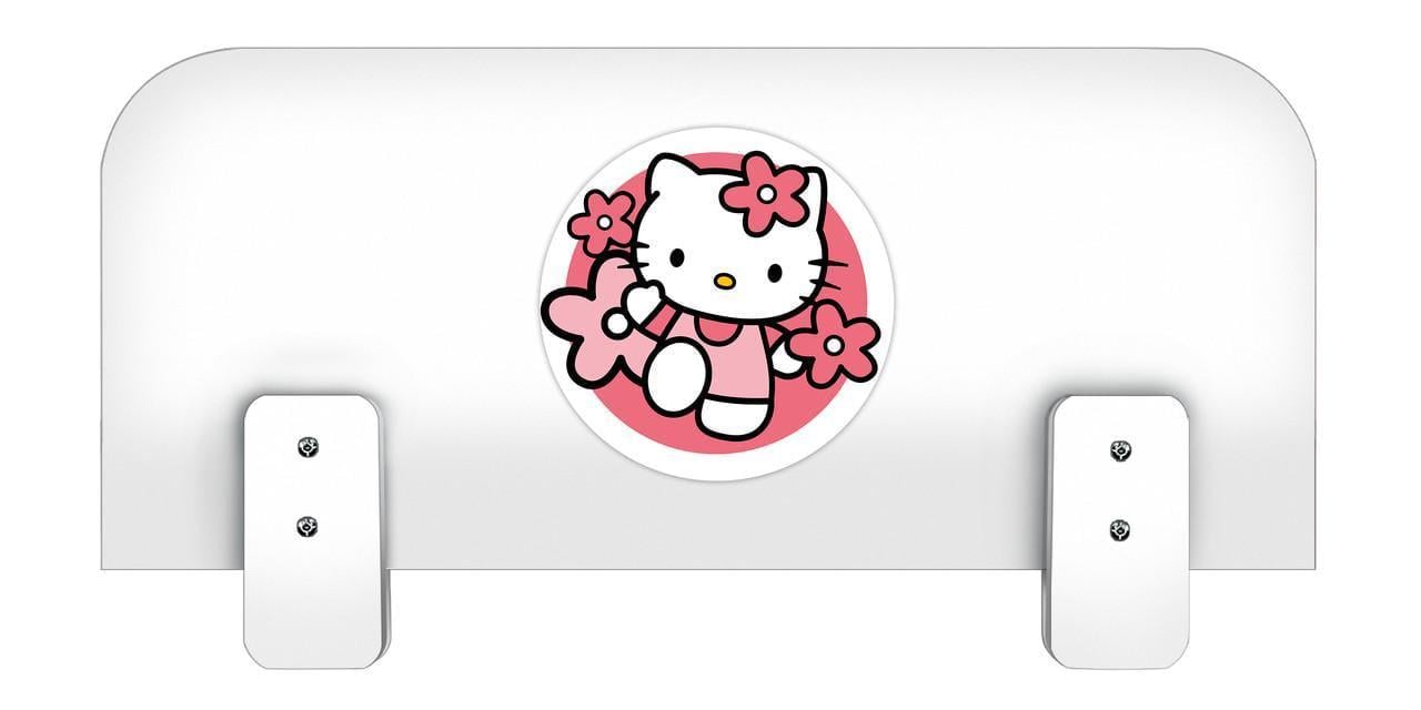 Бортик защитный МАКСИ-МЕбель для кровати №3 Киттипод толщину боковой царги 26 мм Белый гладкий (12227)