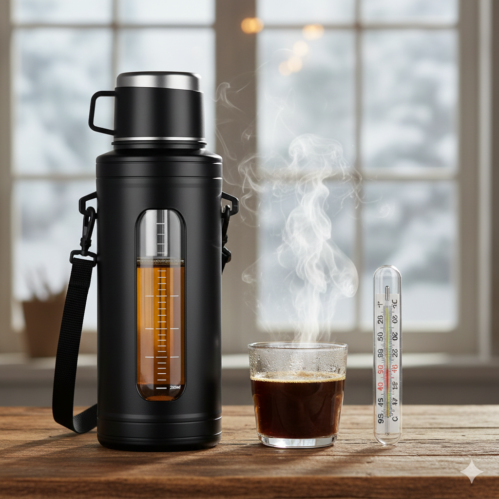 Термос с двойными стенками BPA free прозрачное окно 1500 мл Черный (2831224797) - фото 16 Термос с двойными стенками BPA free прозрачное окно 1500 мл Черный (2831224797) - фото 16