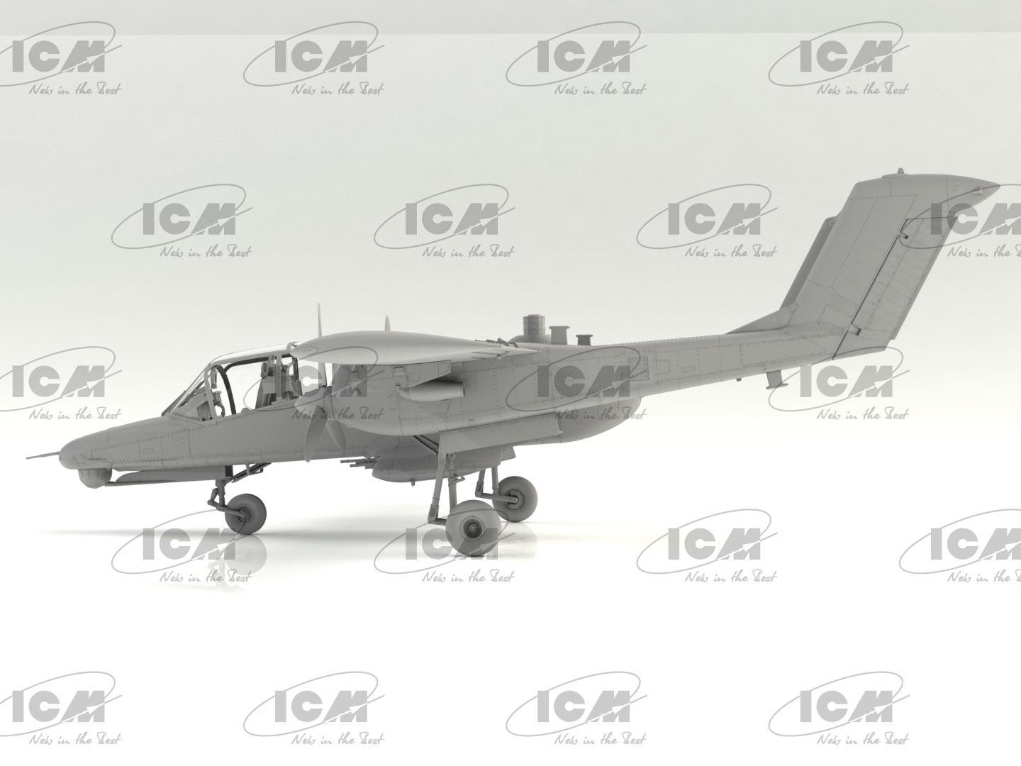 Сборная модель ICM OV-10D+ Bronco американский ударный самолет (48301) - фото 12